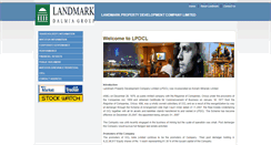 Desktop Screenshot of landmarkproperty.in
